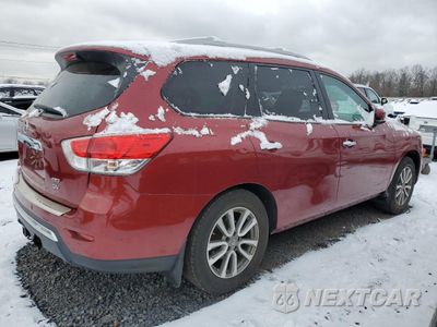 Trzecie zdjęcie samochodu z tyłu: 2015 NISSAN PATHFINDER S VIN:5N1AR2MM8FC690490 - miniatura