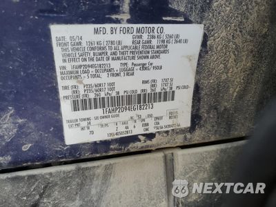 Zdjęcie 12 z 12 samochodu: 2014 FORD TAURUS SE VIN:1FAHP2D94EG182213 - miniatura