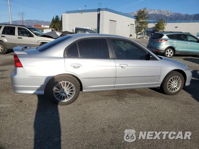 Trzecie zdjęcie samochodu z tyłu: 2005 HONDA CIVIC LX VIN:2HGES16515H625617 - miniatura