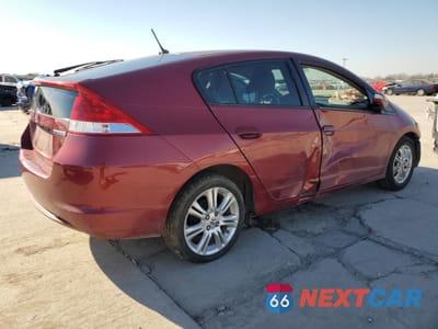 Trzecie zdjęcie samochodu z tyłu: 2010 HONDA INSIGHT EX VIN:JHMZE2H78AS009247 - miniatura