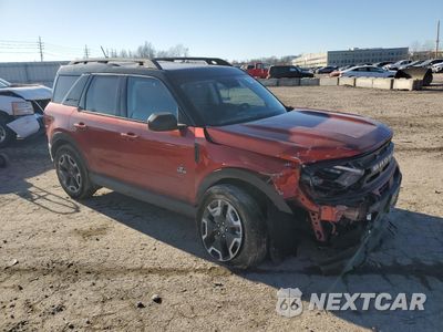 Czwarte zdjęcie samochodu z boku: 2023 FORD BRONCO SPORT OUTER BANKS VIN:3FMCR9C6XPRE35525 - miniatura