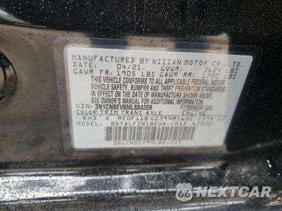 Zdjęcie 22 z 23 samochodu: 2021 NISSAN VERSA SV VIN:3N1CN8EV9ML884209 - miniatura