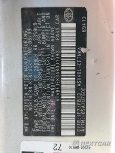 Zdjęcie 14 z 14 samochodu: 2010 TOYOTA CAMRY BASE VIN:4T4BF3EK0AR031392 - miniatura