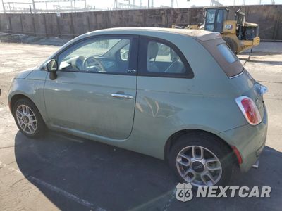 Trzecie zdjęcie samochodu z tyłu: 2012 FIAT 500 POP VIN:3C3CFFDR8CT351810 - miniatura