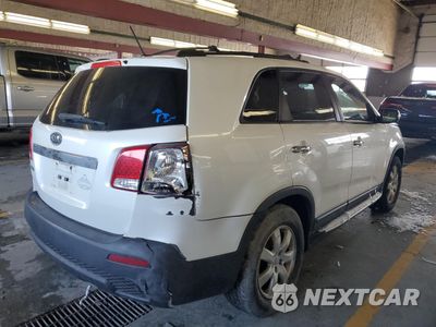 Trzecie zdjęcie samochodu z tyłu: 2012 KIA SORENTO BASE VIN:5XYKT3A17CG239620 - miniatura