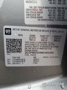 Zdjęcie 14 z 14 samochodu: 2021 GMC SIERRA K1500 AT4 VIN:3GTP9EEDXMG404390 - miniatura