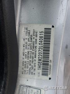 Zdjęcie 12 z 12 samochodu: 2002 HONDA CIVIC EX VIN:1HGEM22072L040615 - miniatura