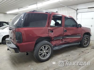 Trzecie zdjęcie samochodu z tyłu: 2002 CHEVROLET TAHOE C1500 VIN:1GNEC13T02R228644 - miniatura