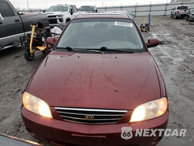 Piąte zdjęcie samochodu w środku: 2003 KIA SPECTRA BASE VIN:KNAFB121335215523 - miniatura