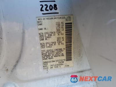 Zdjęcie 12 z 12 samochodu: 2022 NISSAN TITAN S VIN:1N6AA1EC0NN107079 - miniatura