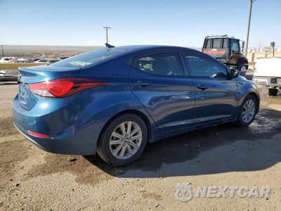 Trzecie zdjęcie samochodu z tyłu: 2014 HYUNDAI ELANTRA SE VIN:KMHDH4AE7EU091937 - miniatura