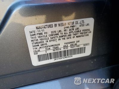 Zdjęcie 14 z 14 samochodu: 2012 INFINITI G37 BASE VIN:JN1CV6AP4CM626406 - miniatura