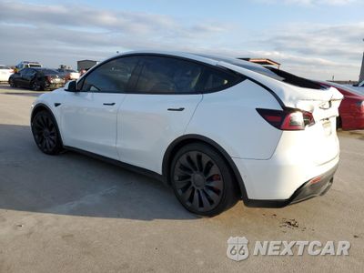 Drugie zdjęcie samochodu z przodu: 2020 TESLA MODEL Y VIN:5YJYGDEF5LF011651 - miniatura