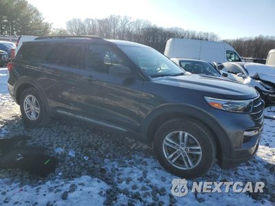 Czwarte zdjęcie samochodu z boku: 2020 FORD EXPLORER XLT VIN:1FMSK8DH6LGC19537 - miniatura