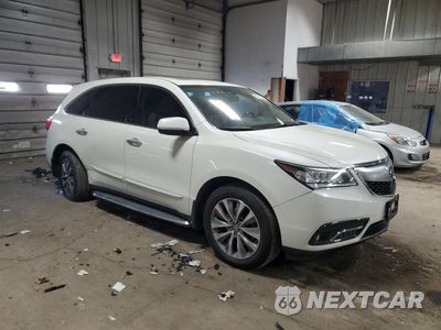 Czwarte zdjęcie samochodu z boku: 2015 ACURA MDX TECHNOLOGY VIN:5FRYD4H43FB021259 - miniatura