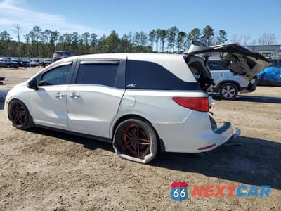 Drugie zdjęcie samochodu z przodu: 2018 HONDA ODYSSEY EXL VIN:5FNRL6H72JB025553 - miniatura