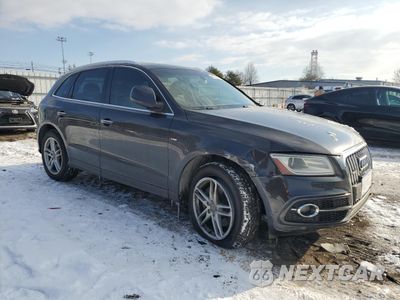 Czwarte zdjęcie samochodu z boku: 2015 AUDI Q5 PREMIUM PLUS VIN:WA1DGAFP3FA017072 - miniatura