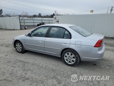 Drugie zdjęcie samochodu z przodu: 2003 HONDA CIVIC EX VIN:2HGES26763H605996 - miniatura