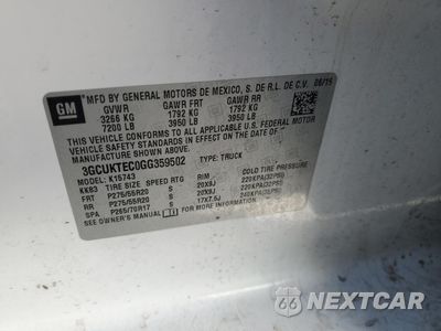 Zdjęcie 14 z 14 samochodu: 2016 CHEVROLET SILVERADO K1500 HIGH COUNTRY VIN:3GCUKTEC0GG359502 - miniatura