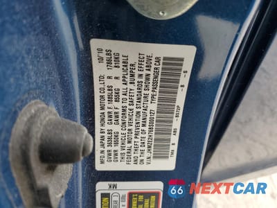 Zdjęcie 14 z 14 samochodu: 2011 HONDA INSIGHT EX VIN:JHMZE2H76BS000127 - miniatura