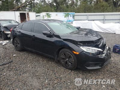 Czwarte zdjęcie samochodu z boku: 2018 HONDA CIVIC LX VIN:19XFC2F51JE009573 - miniatura