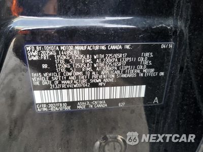 Zdjęcie 14 z 14 samochodu: 2014 TOYOTA RAV4 LE VIN:2T3ZFREV4EW097642 - miniatura