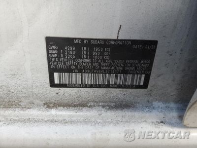 Zdjęcie 14 z 14 samochodu: 2020 SUBARU IMPREZA PREMIUM VIN:4S3GTAV64L3714371 - miniatura
