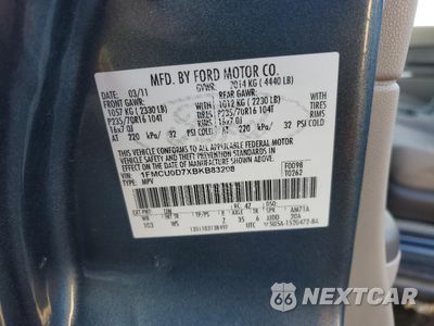Zdjęcie 15 z 15 samochodu: 2011 FORD ESCAPE XLT VIN:1FMCU0D7XBKB83208 - miniatura