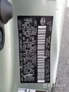 Zdjęcie 15 z 15 samochodu: 2007 TOYOTA PRIUS VIN:JTDKB20U173231175 - miniatura