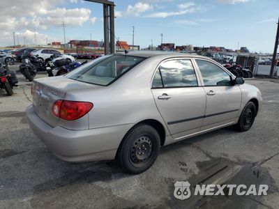 Trzecie zdjęcie samochodu z tyłu: 2003 TOYOTA COROLLA CE VIN:1NXBR32E53Z139591 - miniatura