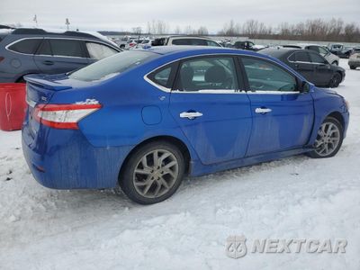 Trzecie zdjęcie samochodu z tyłu: 2014 NISSAN SENTRA S VIN:3N1AB7AP6EY281191 - miniatura