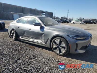 Czwarte zdjęcie samochodu z boku: 2024 BMW I4 EDRIVE 35 VIN:WBY43AW08RFS88445 - miniatura