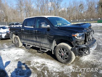Czwarte zdjęcie samochodu z boku: 2021 TOYOTA TUNDRA CREWMAX SR5 VIN:5TFDY5F15MX041213 - miniatura