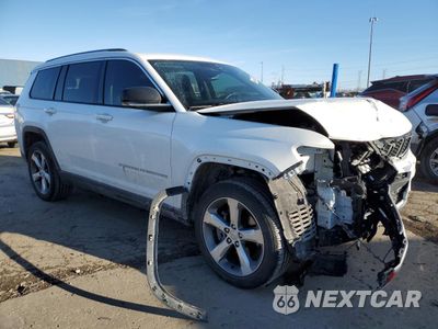 Czwarte zdjęcie samochodu z boku: 2021 JEEP GRAND CHEROKEE L LIMITED VIN:1C4RJKBG6M8190615 - miniatura