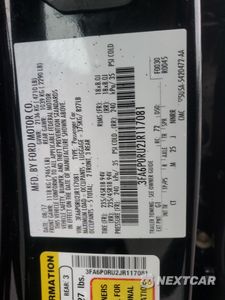 Zdjęcie 14 z 14 samochodu: 2018 FORD FUSION TITANIUM/PLATINUM HEV VIN:3FA6P0RU2JR117081 - miniatura