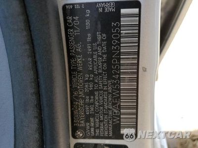 Zdjęcie 12 z 12 samochodu: 2005 BMW 330 XI VIN:WBAEW53425PN39053 - miniatura