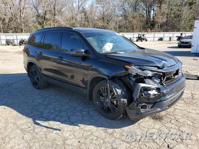 Czwarte zdjęcie samochodu z boku: 2020 HONDA PILOT BLACK VIN:5FNYF6H75LB046306 - miniatura