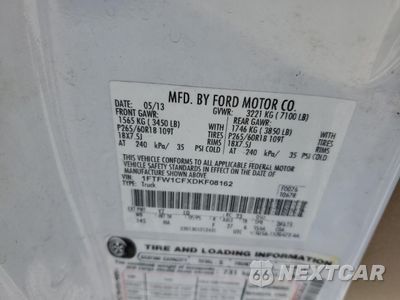 Zdjęcie 14 z 14 samochodu: 2013 FORD F150 SUPERCREW VIN:1FTFW1CFXDKF08162 - miniatura