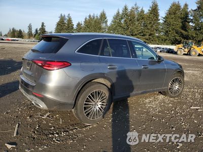 Trzecie zdjęcie samochodu z tyłu: 2023 MERCEDES-BENZ GLC 300 4MATIC VIN:W1NKM4HB9PU023847 - miniatura
