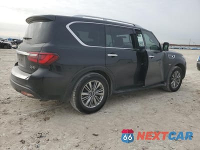 Trzecie zdjęcie samochodu z tyłu: 2020 INFINITI QX80 LUXE VIN:JN8AZ2NF1L9705445 - miniatura
