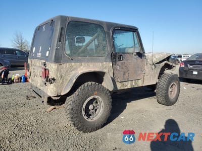 Trzecie zdjęcie samochodu z tyłu: 1991 JEEP WRANGLER / YJ SAHARA VIN:2J4FY49S9MJ104120 - miniatura