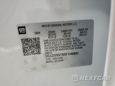 Zdjęcie 13 z 14 samochodu: 2025 CHEVROLET MALIBU LT VIN:1G1ZD5ST6SF146881 - miniatura