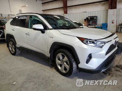 Czwarte zdjęcie samochodu z boku: 2021 TOYOTA RAV4 LIMITED VIN:4T3D6RFV2MU054912 - miniatura