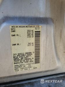 Zdjęcie 13 z 13 samochodu: 2015 NISSAN ALTIMA 2.5 VIN:1N4AL3AP1FC246755 - miniatura