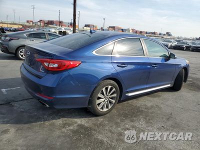 Trzecie zdjęcie samochodu z tyłu: 2017 HYUNDAI SONATA SPORT VIN:5NPE34AF1HH524196 - miniatura