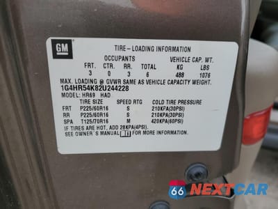 Zdjęcie 14 z 14 samochodu: 2002 BUICK LESABRE LIMITED VIN:1G4HR54K82U244228 - miniatura
