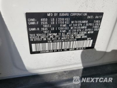 Zdjęcie 15 z 15 samochodu: 2017 SUBARU OUTBACK 3.6R LIMITED VIN:4S4BSENC5H3386536 - miniatura