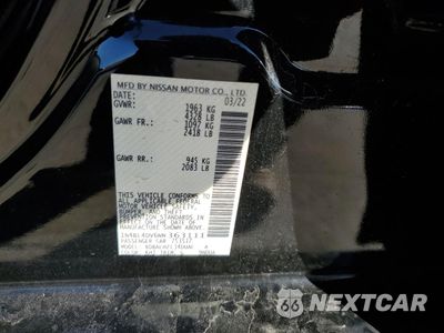 Zdjęcie 15 z 15 samochodu: 2022 NISSAN ALTIMA SV VIN:1N4BL4DV6NN363111 - miniatura