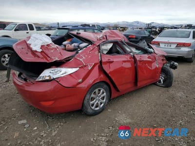 Trzecie zdjęcie samochodu z tyłu: 2014 HYUNDAI ACCENT GLS VIN:KMHCT4AE5EU610817 - miniatura