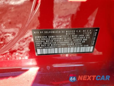 Zdjęcie 12 z 12 samochodu: 2021 VOLKSWAGEN GTI S VIN:3VW5T7AU5MM007145 - miniatura